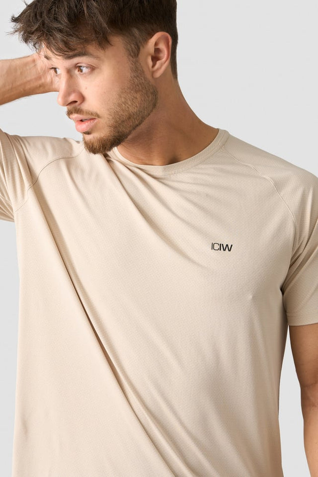 Stride Raglan T-shirt Beige