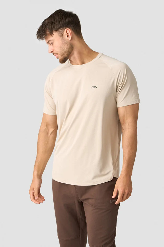 Stride Raglan T-shirt Beige