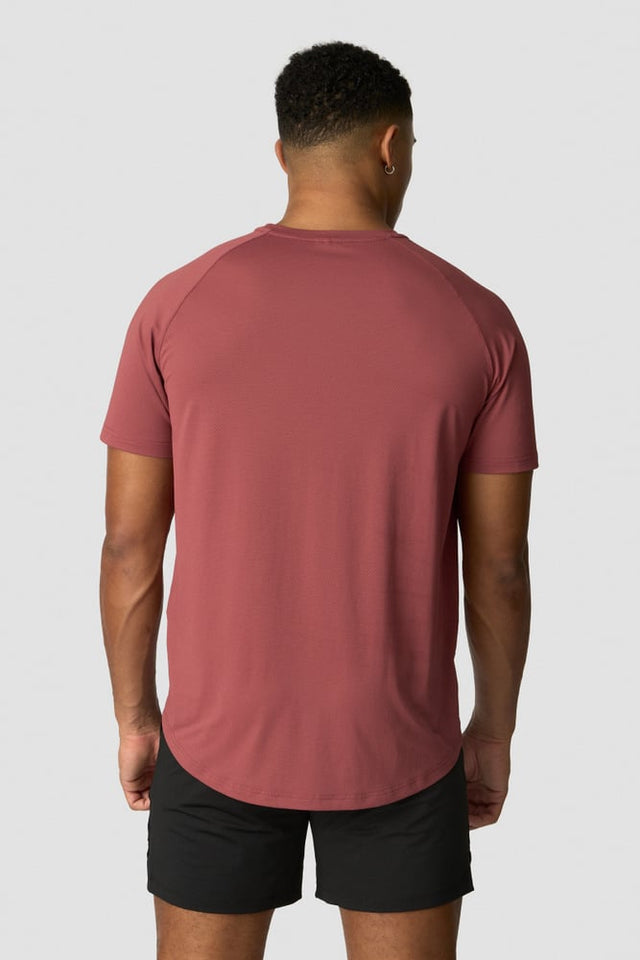 Stride Raglan T-shirt Brick Red