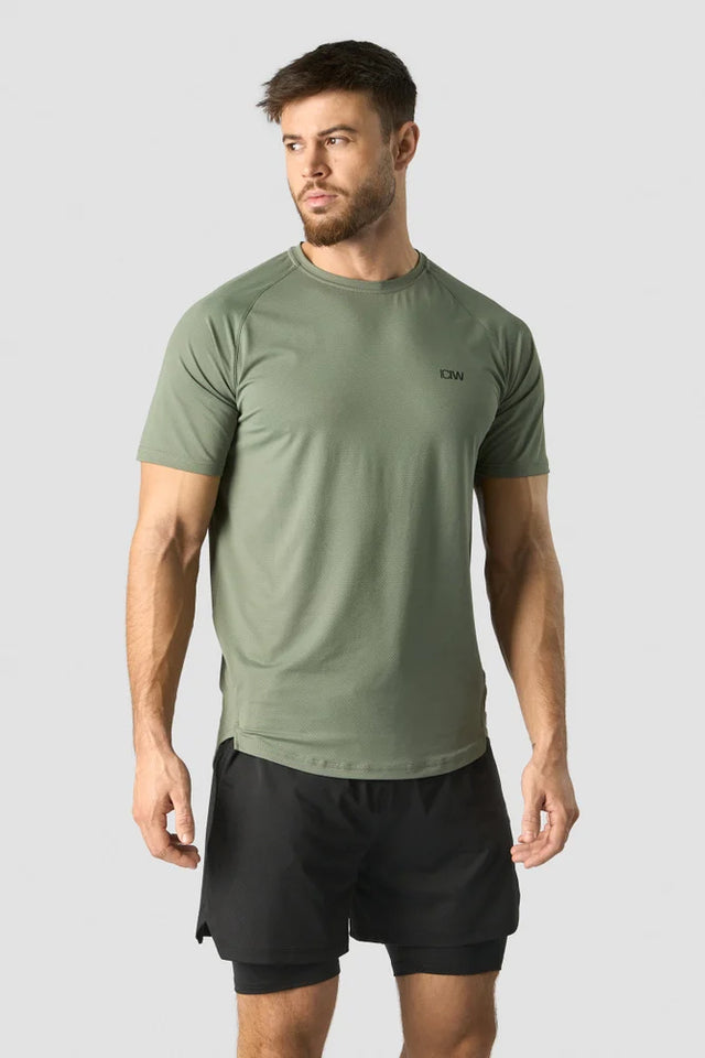 Stride Raglan T-shirt Forest Green