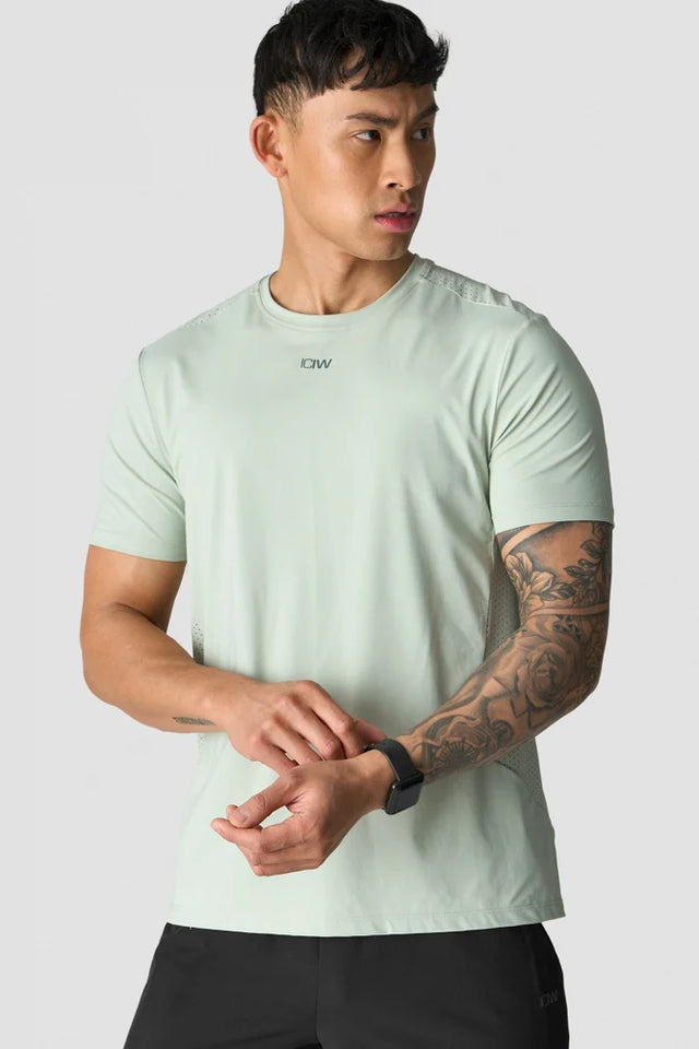 Mirage T-shirt Men Light Sea Green