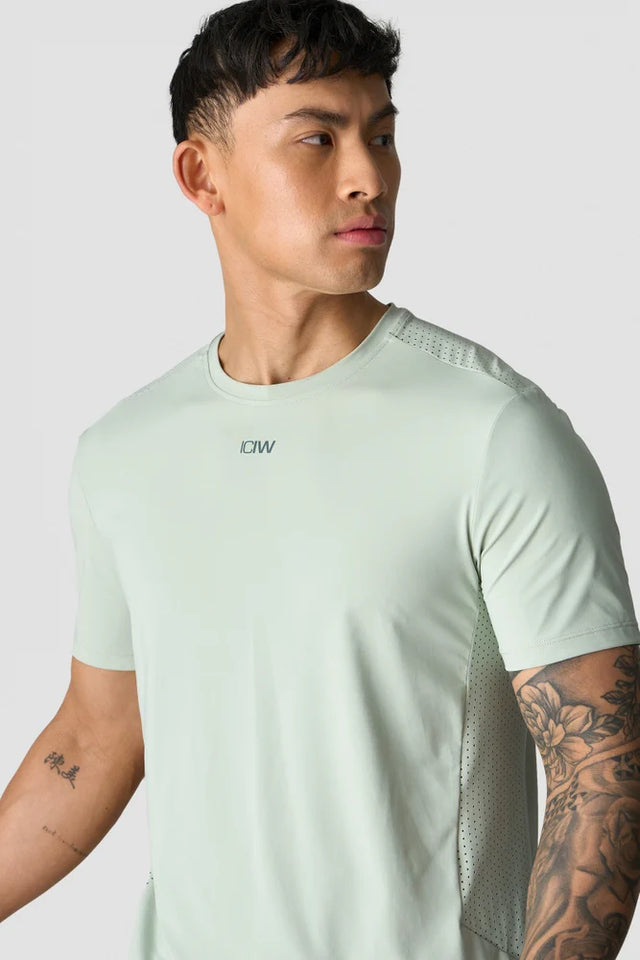 Mirage T-shirt Men Light Sea Green